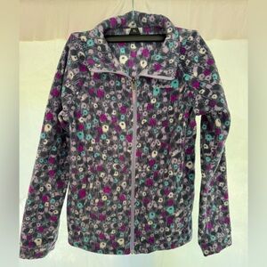 Youth, large, multicolor, fleece jacket, girls, Columbia brand